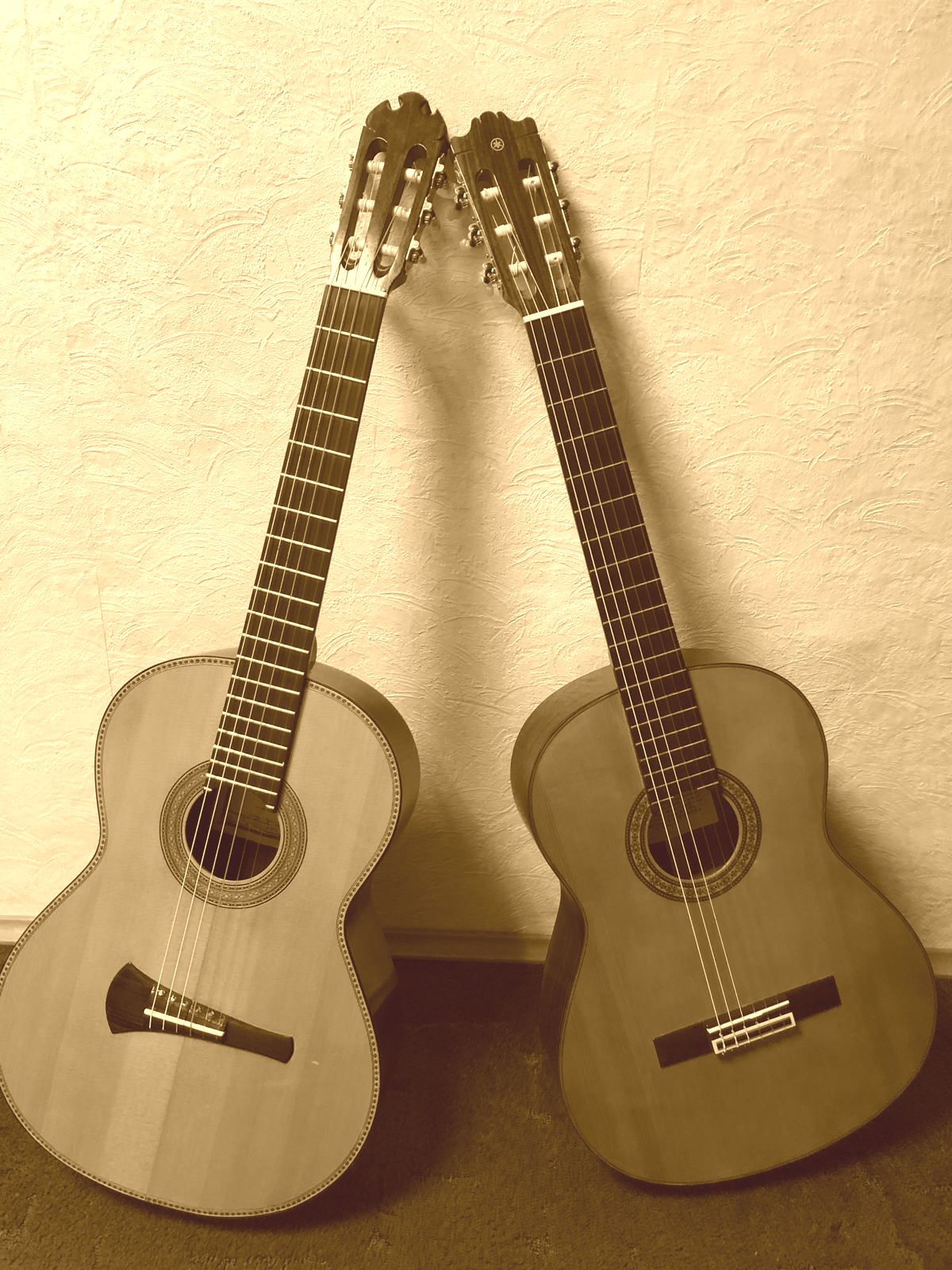 Bild mit 2 Gitarren